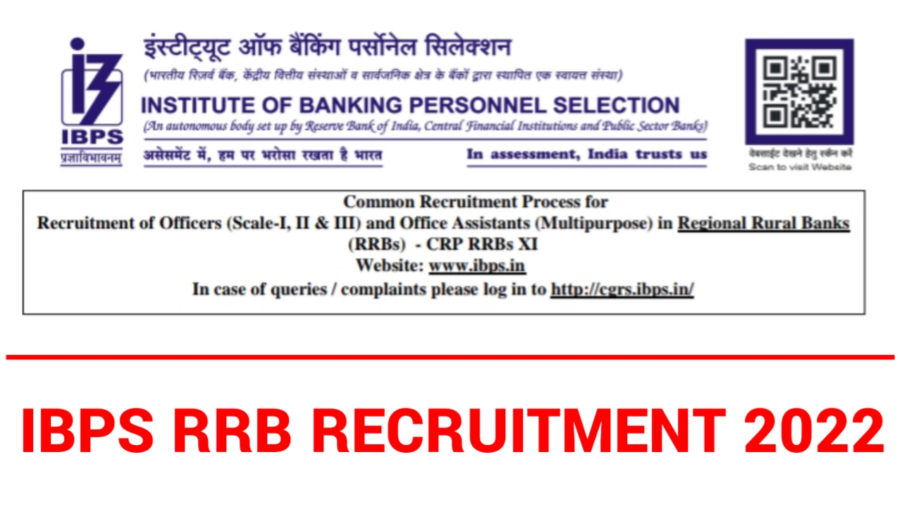 IBPS RRB Recruitment 2022